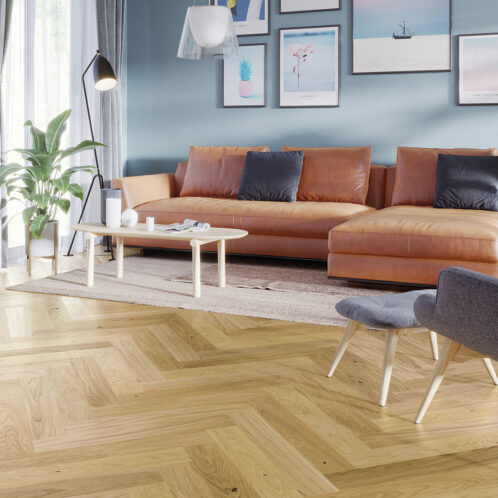 Ek Caramel Klassisk Fiskbensparkett 110